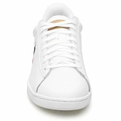 Baskets en Cuir Courtset blanc/beige-Le Coq Sportif Clearance
