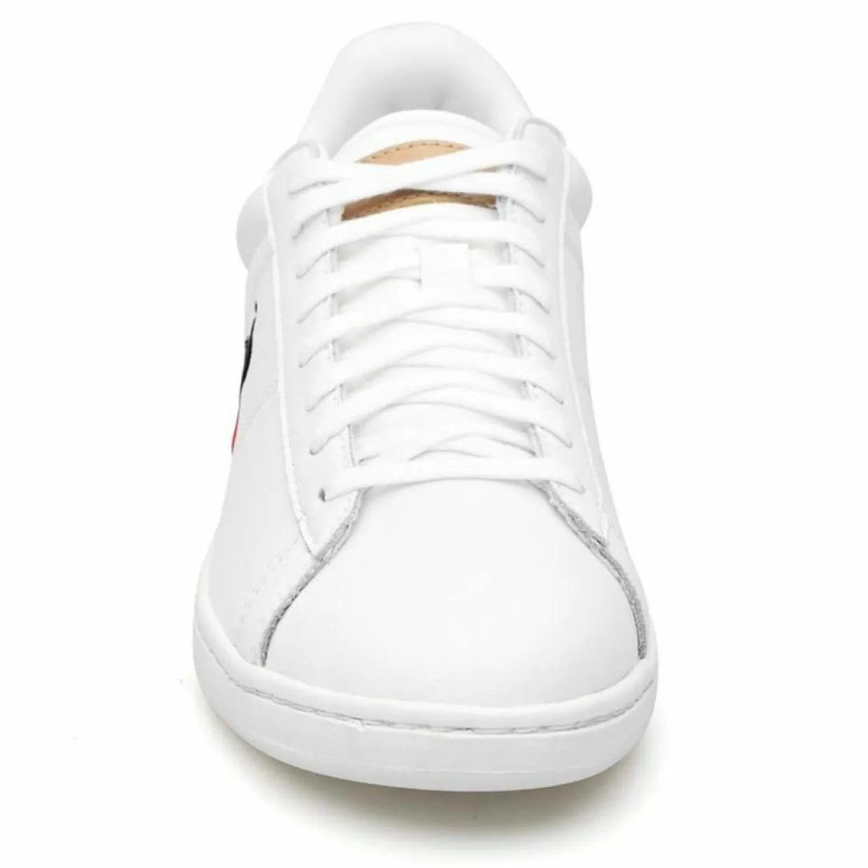 Baskets en Cuir Courtset blanc/beige-Le Coq Sportif Clearance