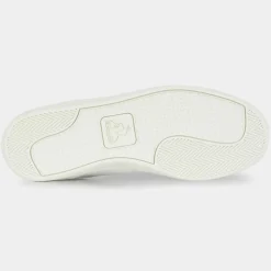 Baskets en Cuir Courtset blanc/beige-Le Coq Sportif Clearance