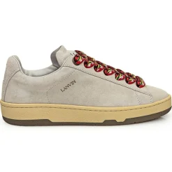 Femme Lanvin Baskets^Baskets en Cuir Curb beiges