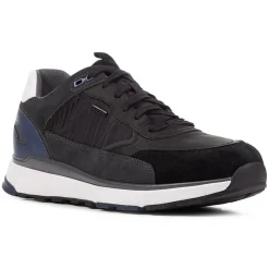 Homme Geox Baskets^Baskets en Cuir Dolomia noires