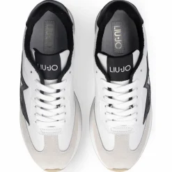 Baskets en Cuir Dreamy blanc/noir-Liu-Jo Clearance