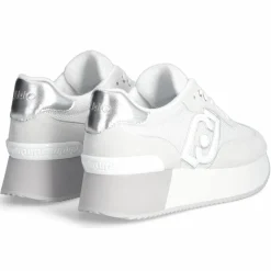 Baskets en Cuir Dreamy blanc/argenté-Liu-Jo Hot