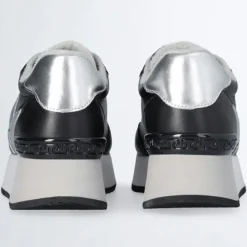 Femme Liu-Jo Baskets^Baskets en Cuir Dreamy noir/argenté