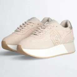 Femme Liu-Jo Baskets^Baskets en Cuir Dreamy pêche