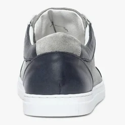 Homme Bocage Baskets^Baskets en Cuir et Velours de Cuir Kai grises