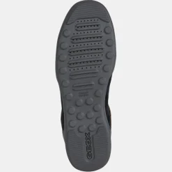 Homme Geox Baskets^Baskets en Cuir et Velours de Cuir Metodo bleu marine