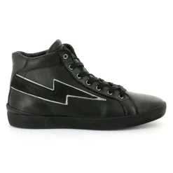 Femme Palladium Baskets^Baskets en Cuir Flash noires