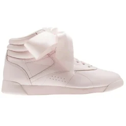 Femme Reebok Baskets^Baskets en Cuir Freestyle Bow roses