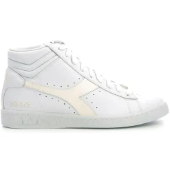 Baskets en Cuir Game High 2030 blanc immaculé/blanc-Diadora Hot