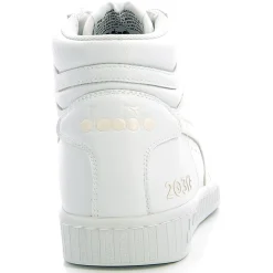 Baskets en Cuir Game High 2030 blanc immaculé/blanc-Diadora Hot