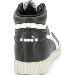 Baskets en Cuir Game L Hi Waxed noir/blanc-Diadora Sale