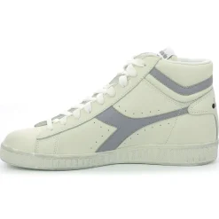 Baskets en Cuir Game L Hi Waxed blanc/gris-Diadora Sale