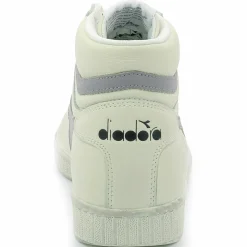 Baskets en Cuir Game L Hi Waxed blanc/gris-Diadora Sale