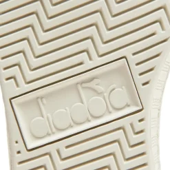 Baskets en Cuir Game L Hi Waxed blanc/vert-Diadora Discount