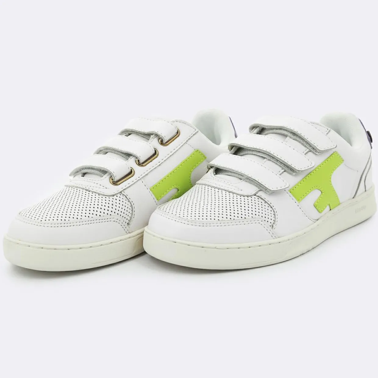 Femme Faguo Baskets^Baskets en Cuir Hazel blanches