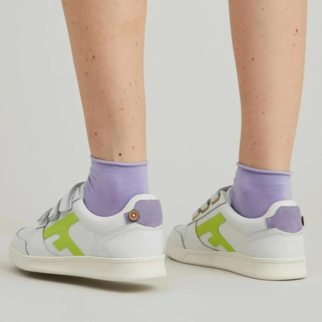 Femme Faguo Baskets^Baskets en Cuir Hazel blanches