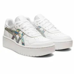 Femme Asics Baskets^Baskets en Cuir Japan S Pf blanches
