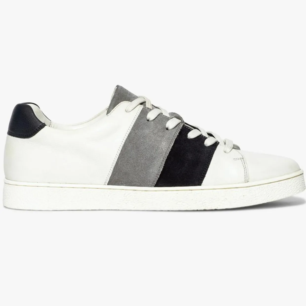 Homme Bocage Baskets^Baskets en Cuir Kemo blanc/gris/marine