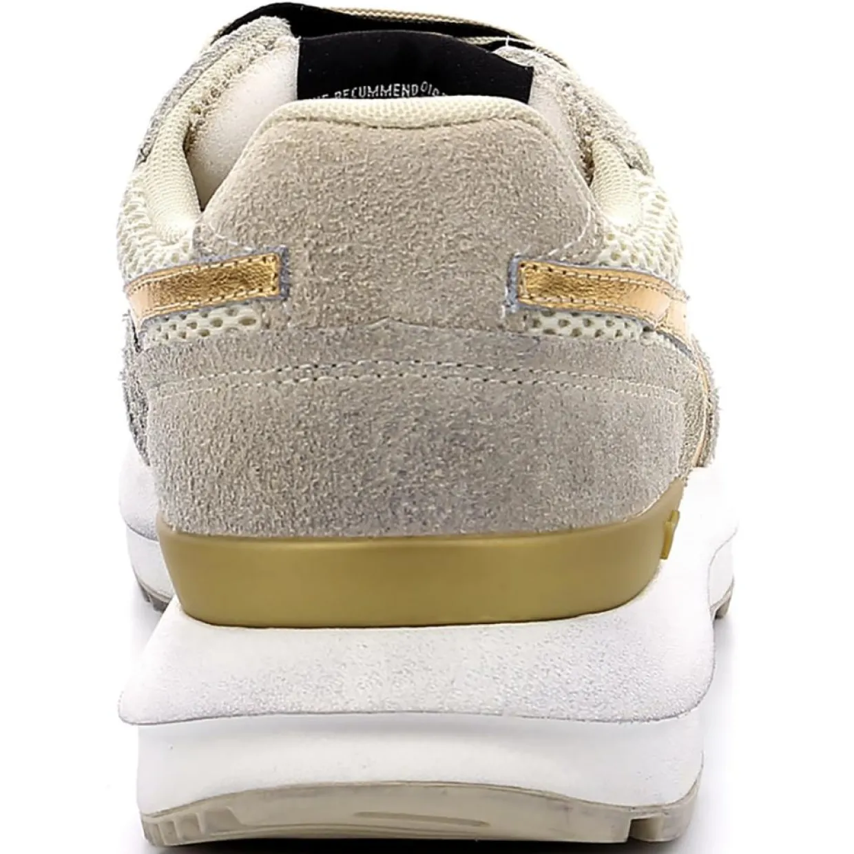 Femme Diadora Baskets^Baskets en Cuir Kmaro 42 Metal taupe/doré