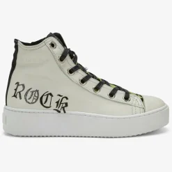 Baskets en Cuir Long Island blanc/noir-Nira Rubens Best