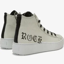 Baskets en Cuir Long Island blanc/noir-Nira Rubens Best