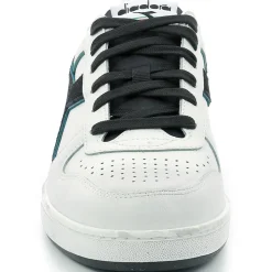 Baskets en Cuir Magic Bas Low I blanc/pacifique-Diadora Clearance