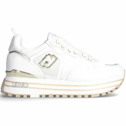 Femme Liu-Jo Baskets^Baskets en Cuir Maxi blanches