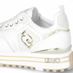 Femme Liu-Jo Baskets^Baskets en Cuir Maxi blanches