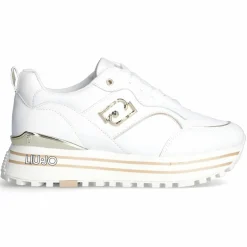Femme Liu-Jo Baskets^Baskets en Cuir Maxi blanches