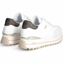 Femme Liu-Jo Baskets^Baskets en Cuir Maxi écrues