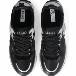 Femme Liu-Jo Baskets^Baskets en Cuir Maxi noires