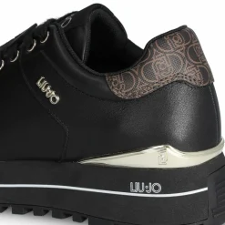 Femme Liu-Jo Baskets^Baskets en Cuir Maxi noires