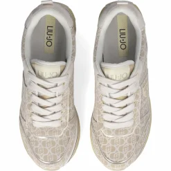 Femme Liu-Jo Baskets^Baskets en Cuir Maxi sable