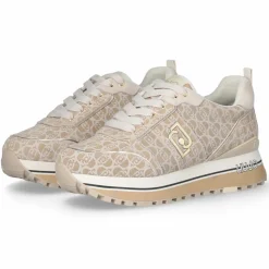 Femme Liu-Jo Baskets^Baskets en Cuir Maxi sable