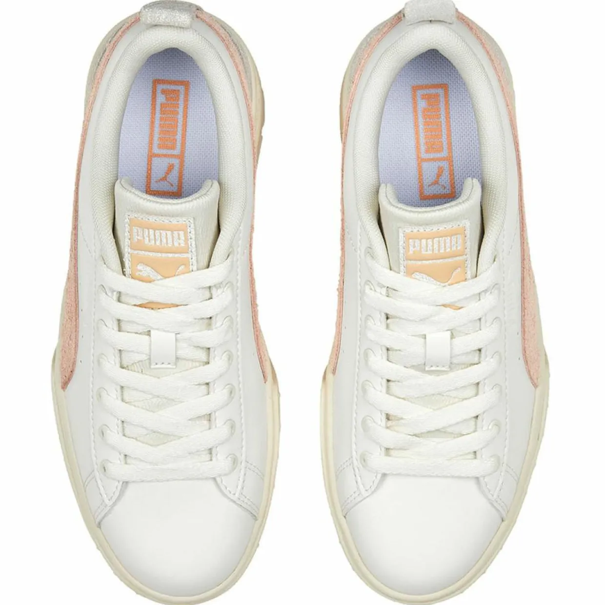 Baskets en Cuir Mayze blanches-Puma Clearance