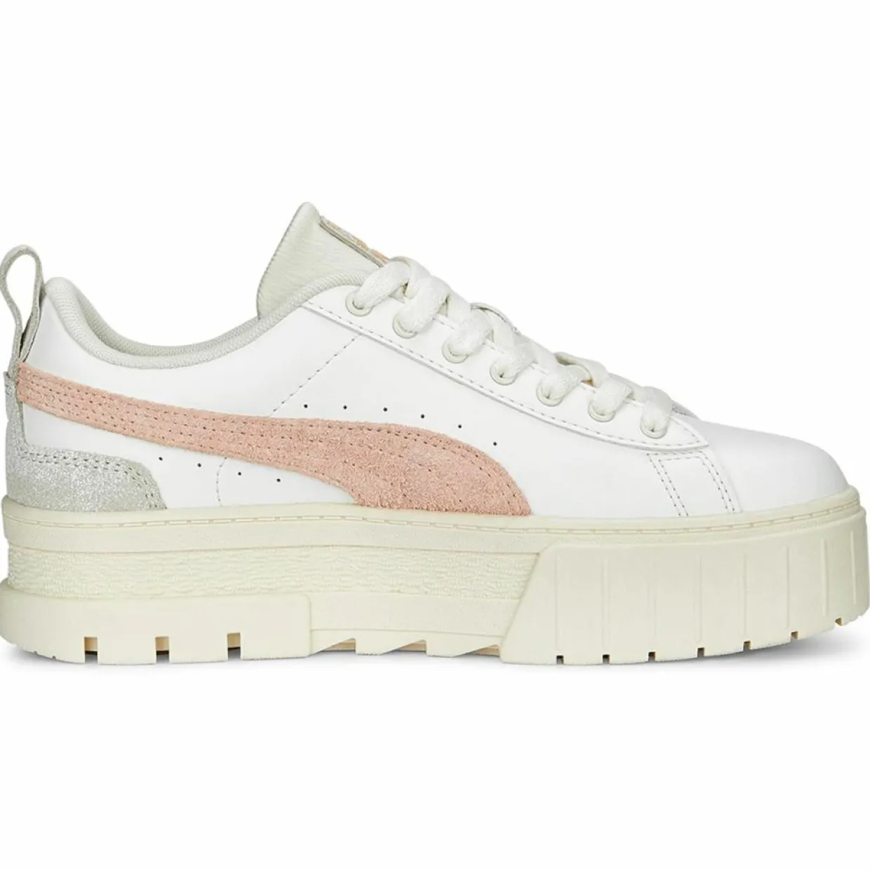 Baskets en Cuir Mayze blanches-Puma Clearance