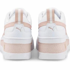 Femme Puma Baskets^Baskets en Cuir Mayze blanc/rose