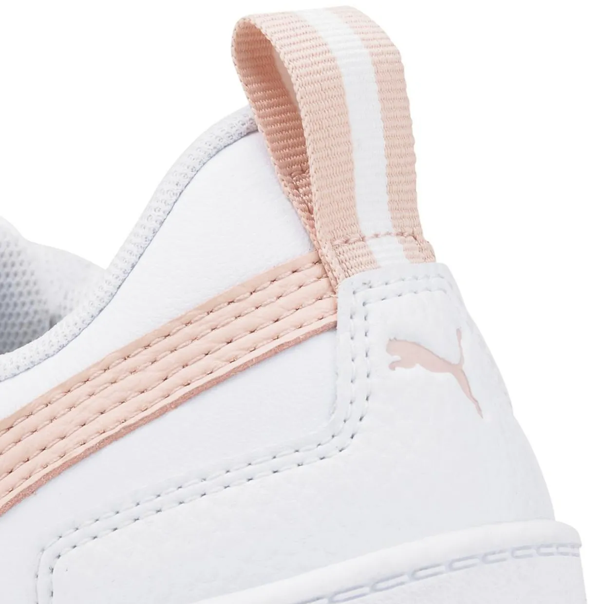 Femme Puma Baskets^Baskets en Cuir Mayze blanc/rose