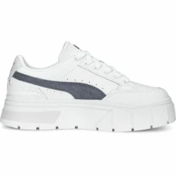 Femme Puma Baskets^Baskets en Cuir Mayze Stack blanches