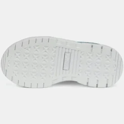 Enfant Puma Fille^Baskets en Cuir Mayze Wild blanc/bleu