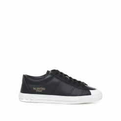 Baskets en cuir noires-Valentino Garavani Clearance