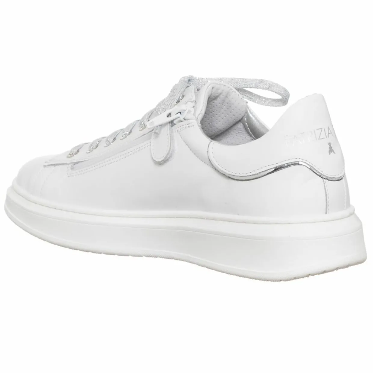 Femme Patrizia Pepe Baskets^Baskets en Cuir Prisilia blanches