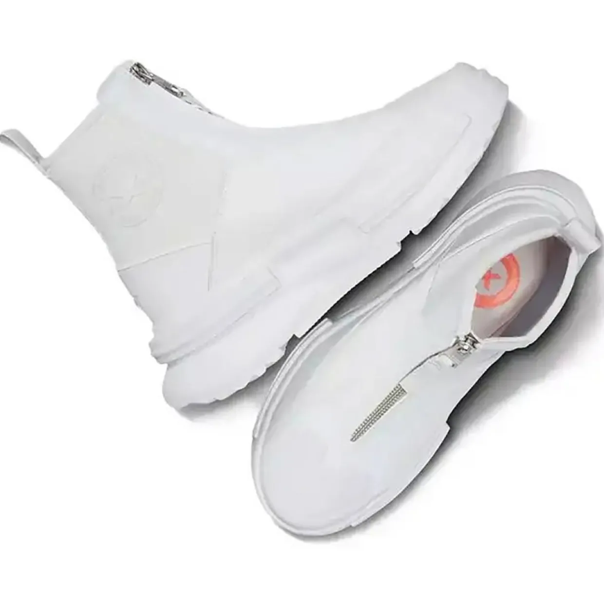 Baskets en Cuir Run Star Legacy Chelsea Luxe blanches-Converse