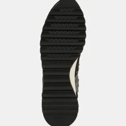 Femme Geox Baskets^Baskets en Cuir running Tabelya gris/noir
