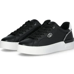 Baskets en Cuir Silvia noires-Liu-Jo Hot