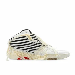 Baskets en cuir Smith blanches-Saint Laurent Outlet