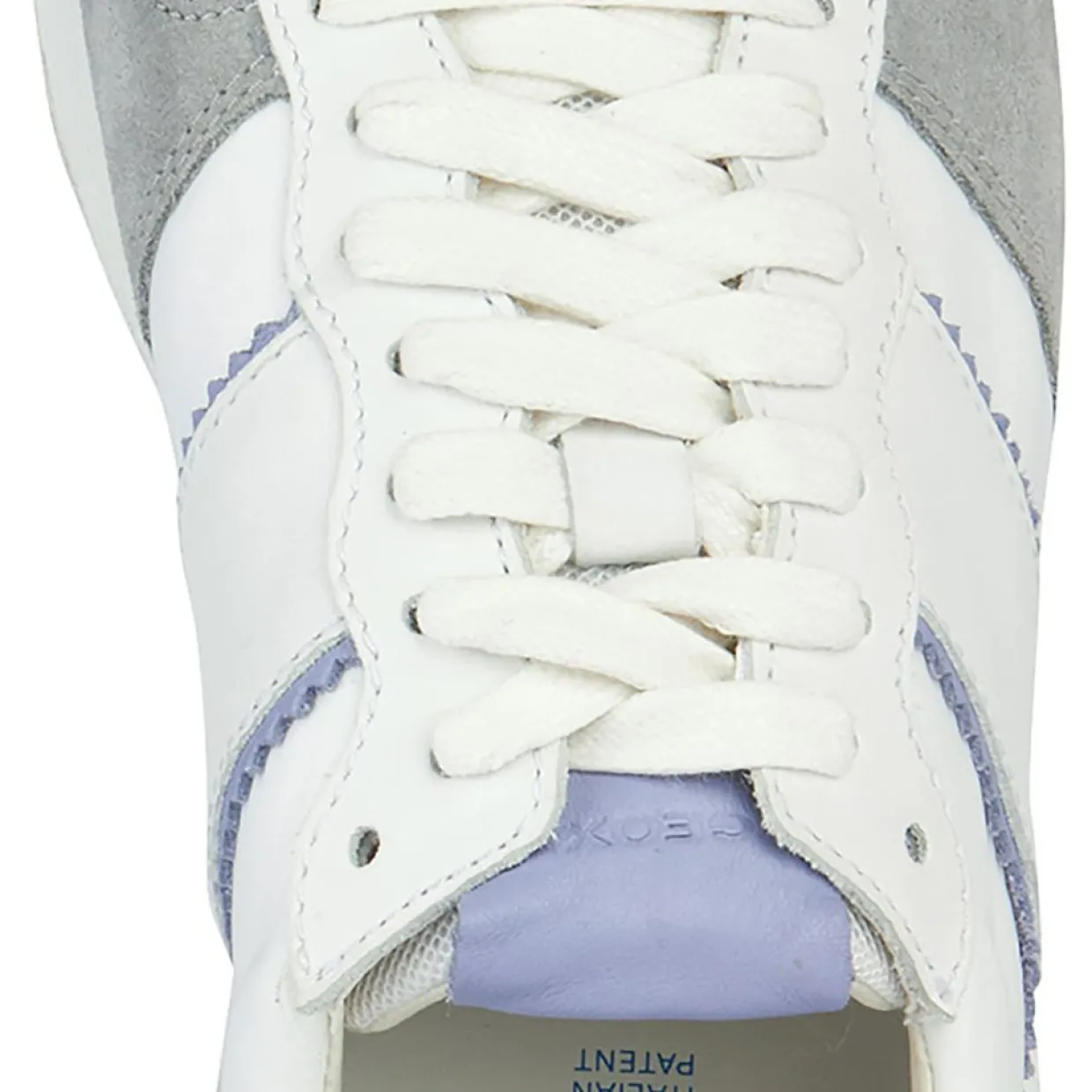Baskets en Cuir Spherica blanc/cyclamen-Geox Outlet