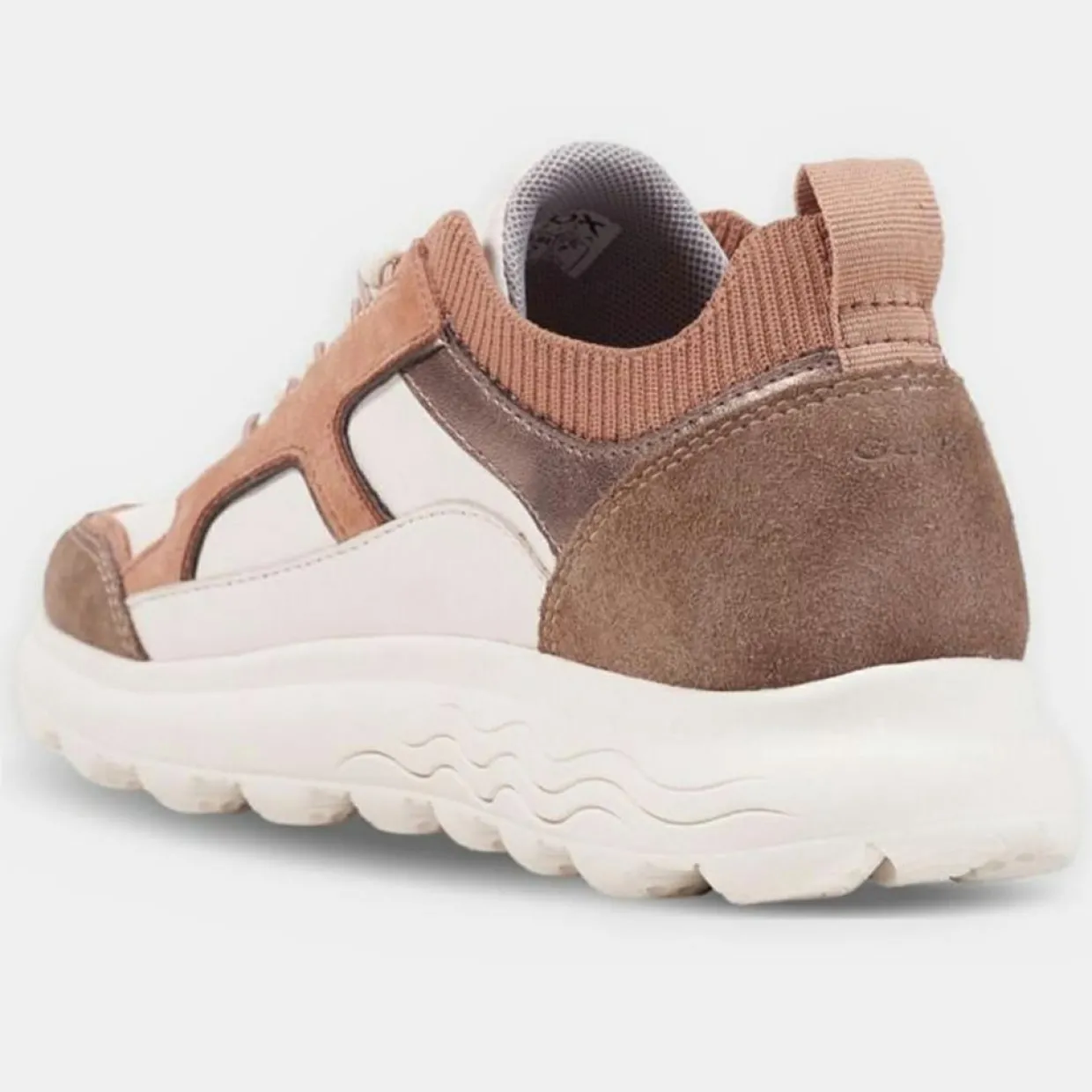 Femme Geox Baskets^Baskets en Cuir Spherica multicolores