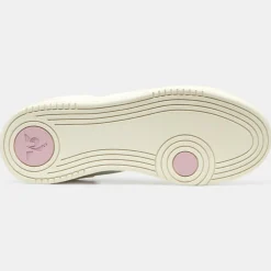 Baskets en Cuir Stadium blanc/rose-Le Coq Sportif Online